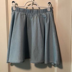 Brandy Melville chambray skirt, size S